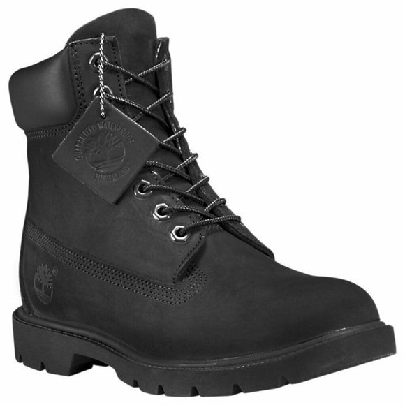 Timberland Men's 6'Inch Basic Waterproof Suede Nubuck Boots Black 19039 ALL SIZE